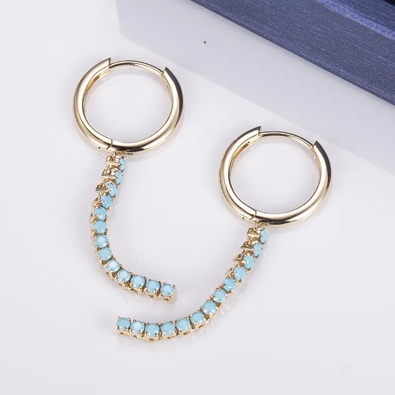 14k Yellow Gold Hoop Earrings - Fashion Jewelry
 3