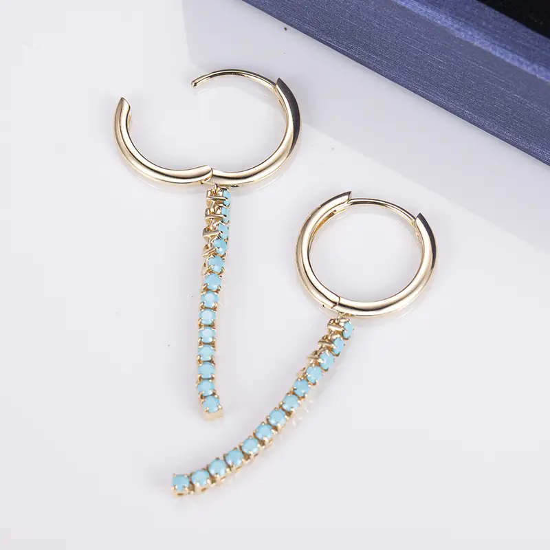 14k Yellow Gold Hoop Earrings - Fashion Jewelry
 5