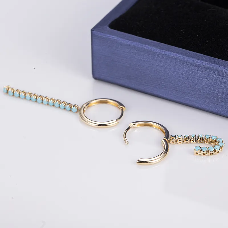 14k Yellow Gold Hoop Earrings - Fashion Jewelry
 6
