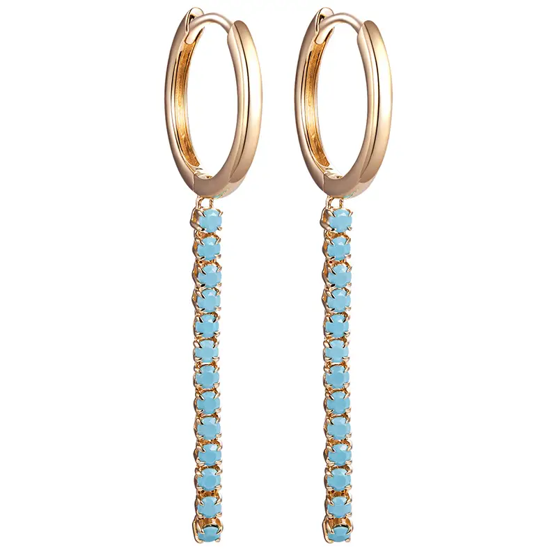 14k Yellow Gold Hoop Earrings - Fashion Jewelry
 7