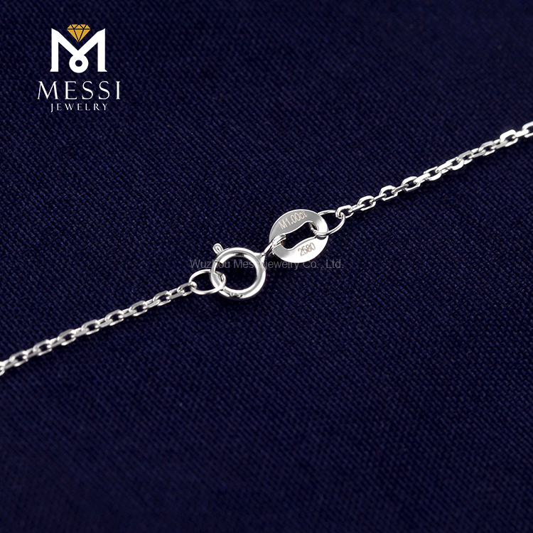 Custom moissanite diamond cuban link chain pengilang Pengeluar | Barang Kemas Messi 10