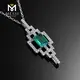 Emerald Diamond Necklace: Elegant and High Quality 5