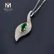 Messi Jewelry | freestanding green stone necklace factory direct supply 5
