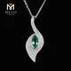 Messi Jewelry | freestanding green stone necklace factory direct supply 4