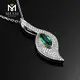 Messi Jewelry | freestanding green stone necklace factory direct supply 3