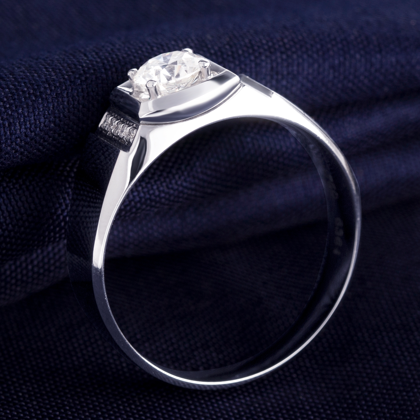 Messi Alahas - Messi alahas Singsing Kasal Alahas 18k puti nga Bulawan Alahas Party Regalo Yano nga Lalaki Moissanite singsing Mga Lalaki Singsing 12