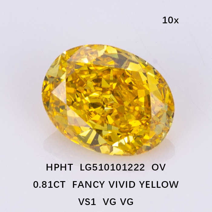 lab created yellow diamond