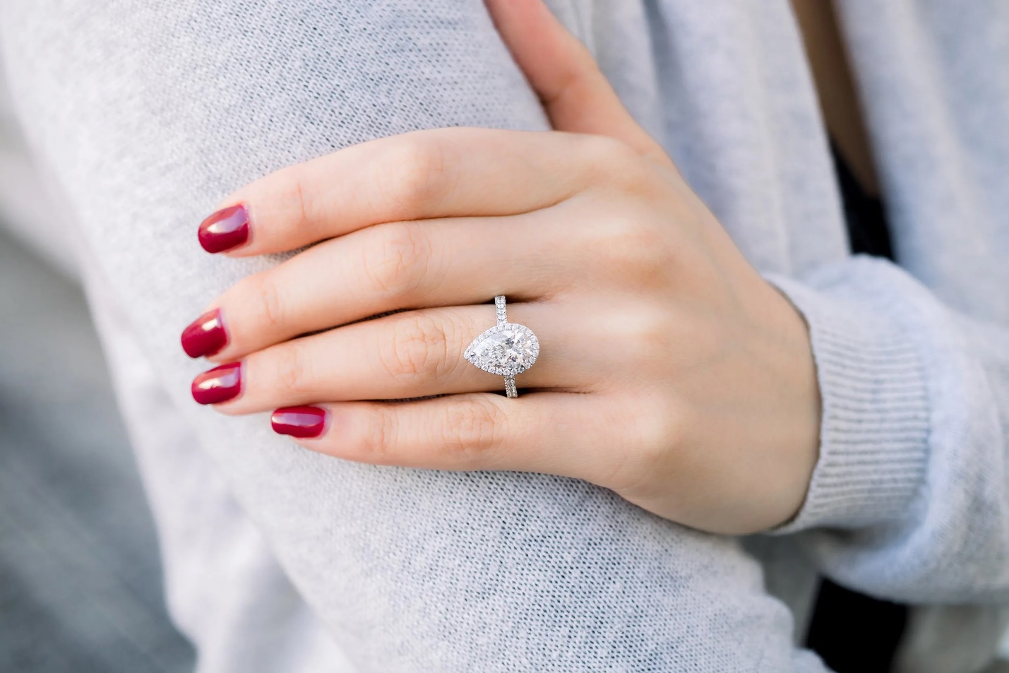 lab diamond ring