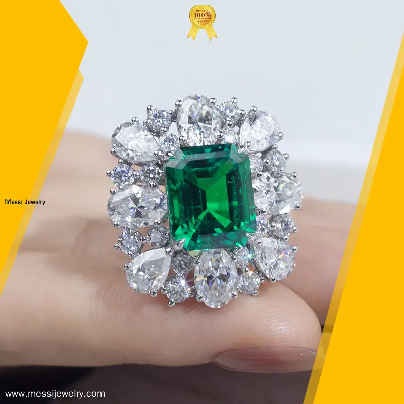 Low-cost blue sapphire ring supply | Messi Jewelry 1