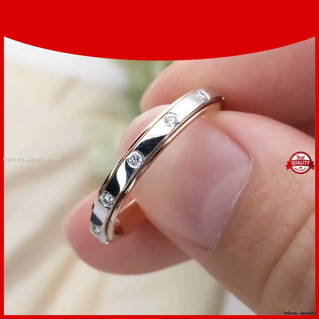 lab diamond wedding band at Wholesale Prices | Messi Jewelry 1
