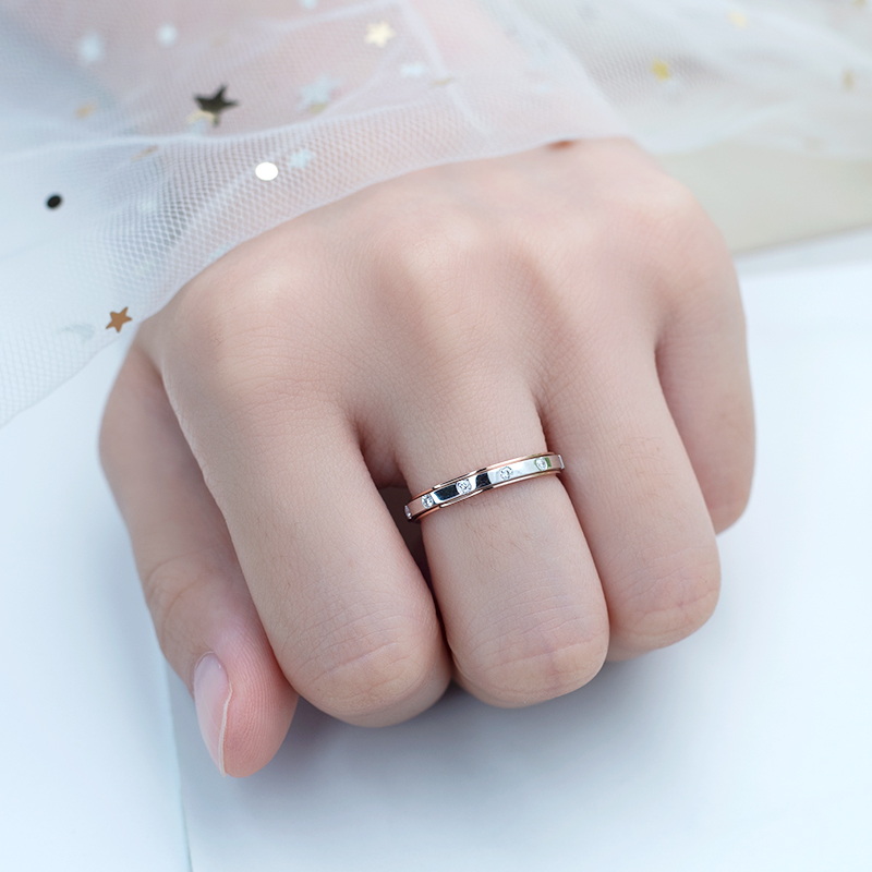 lab diamond wedding band sa Wholesale Presyo | Messi Alahas 9