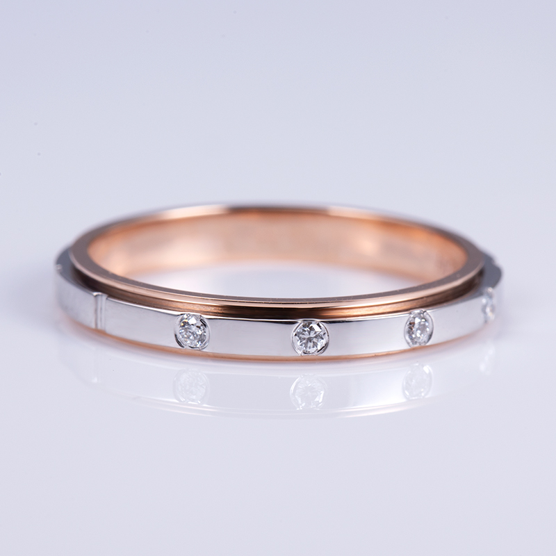 lab diamond wedding band sa Wholesale Presyo | Messi Alahas 10