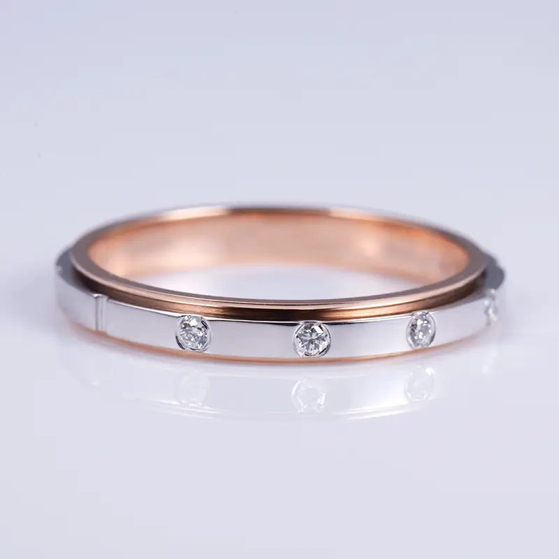lab diamond wedding band at Wholesale Prices | Messi Jewelry 3