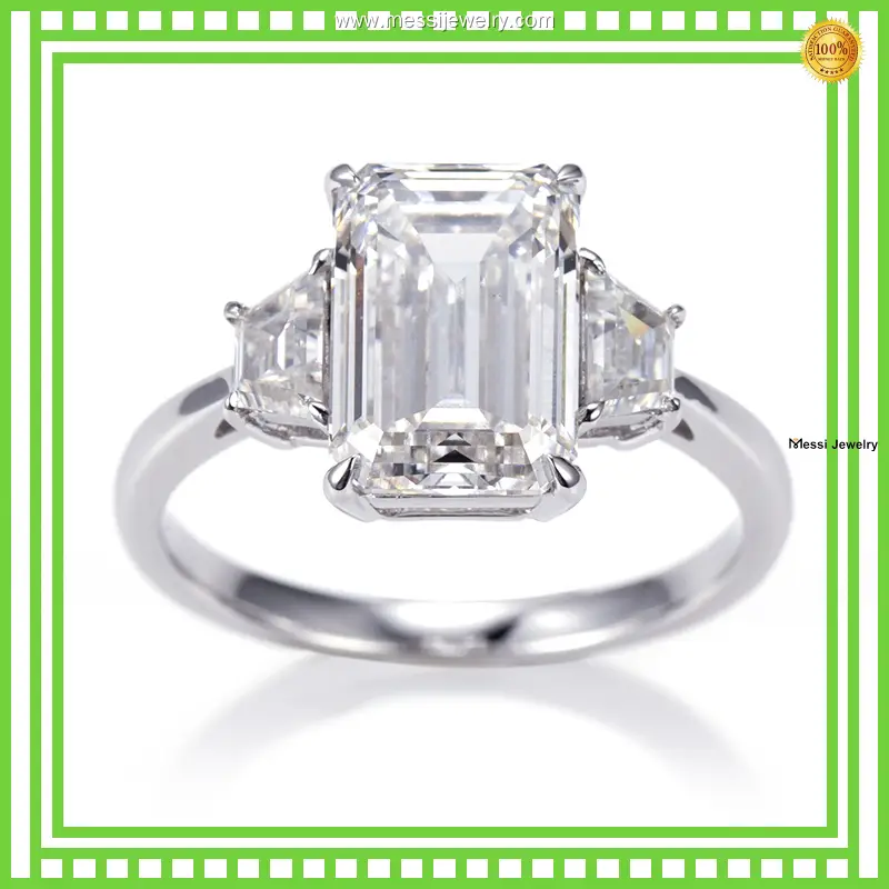 Custom lab diamond wedding band wholesale Manufacturer | Messi Jewelry 1