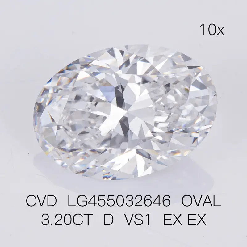 best material oval engagement rings lab diamond factory price | Messi Jewelry 2
