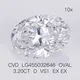 best material oval engagement rings lab diamond factory price | Messi Jewelry 2