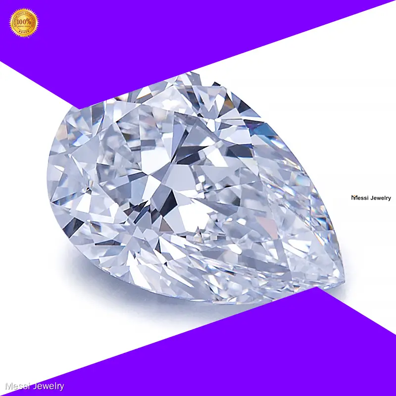 Factory Price pear shaped engagement ring lab created manufacturing | Messi Jewelry 1