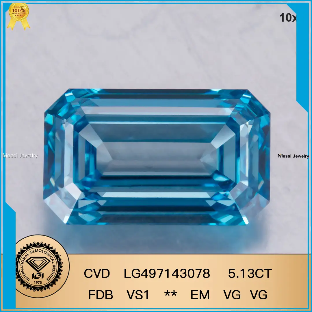 Factory Price emerald cut simulated diamond ring series | Messi Jewelry 1