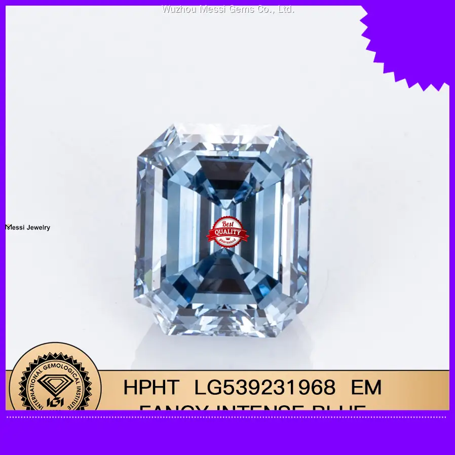 Good Selling lab emerald cut diamond manufacturers | Messi Jewelry 1