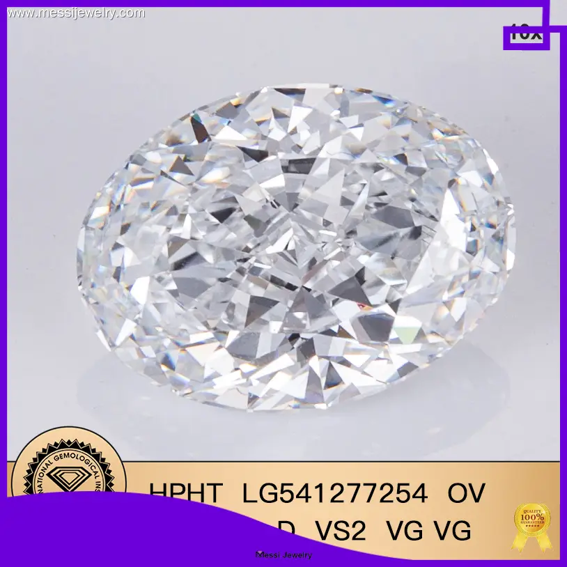 Custom 1.5 carat oval diamond ring lab grown wholesale Manufacturer | Messi Jewelry 1