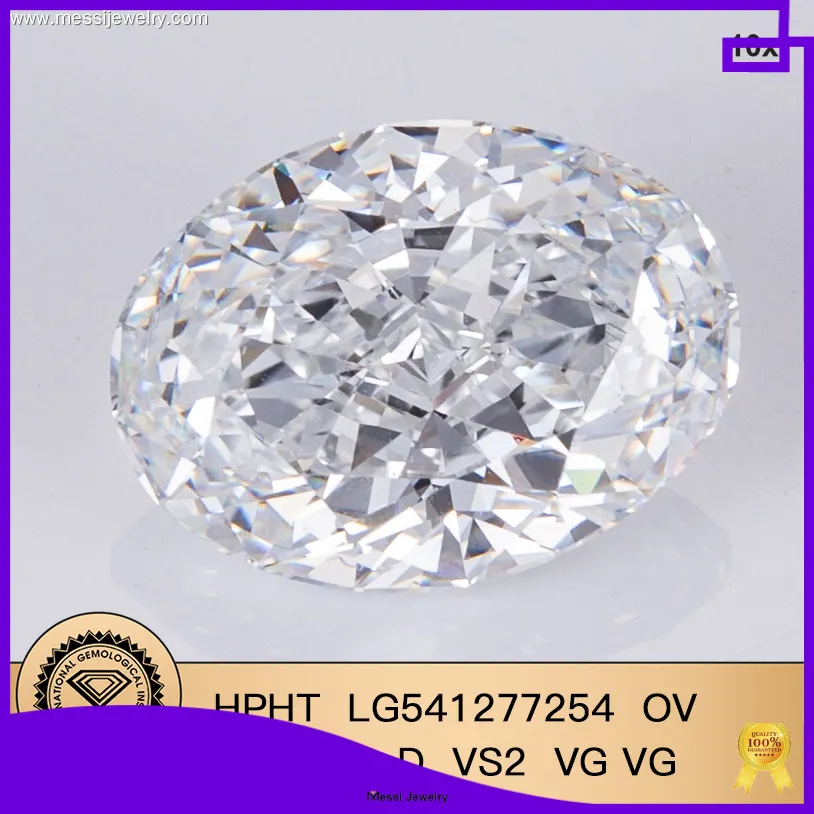 Custom 1.5 carat oval diamond ring lab grown wholesale Manufacturer | Messi Jewelry 1