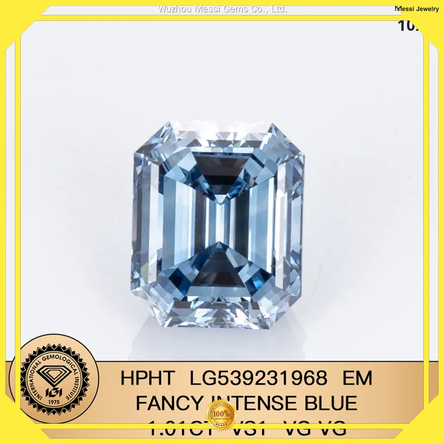 Modern Emerald Cut Lab Grown Diamond Wholesale | Messi Alahas 1