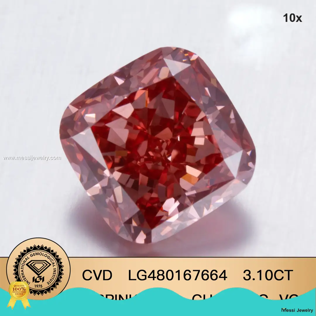 newly elongated cushion lab grown diamond factory price | Messi Jewelry 1