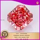 Custom synthetic pink diamond with good price Manufacturer | Messi Jewelry 1