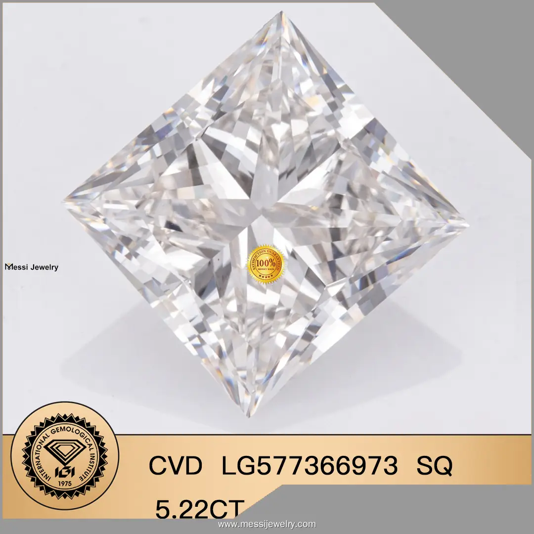 Custom lab made moissanite directly sale Manufacturer | Messi Jewelry 1