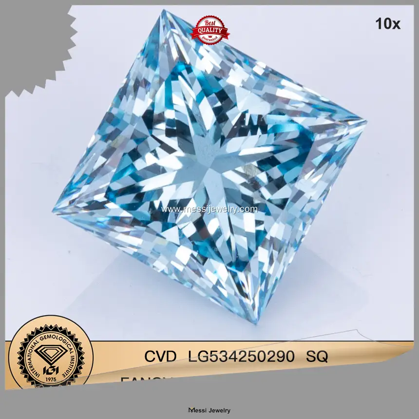 Messi Jewelry | freestanding princess cut man made diamond rings manufacturers 1