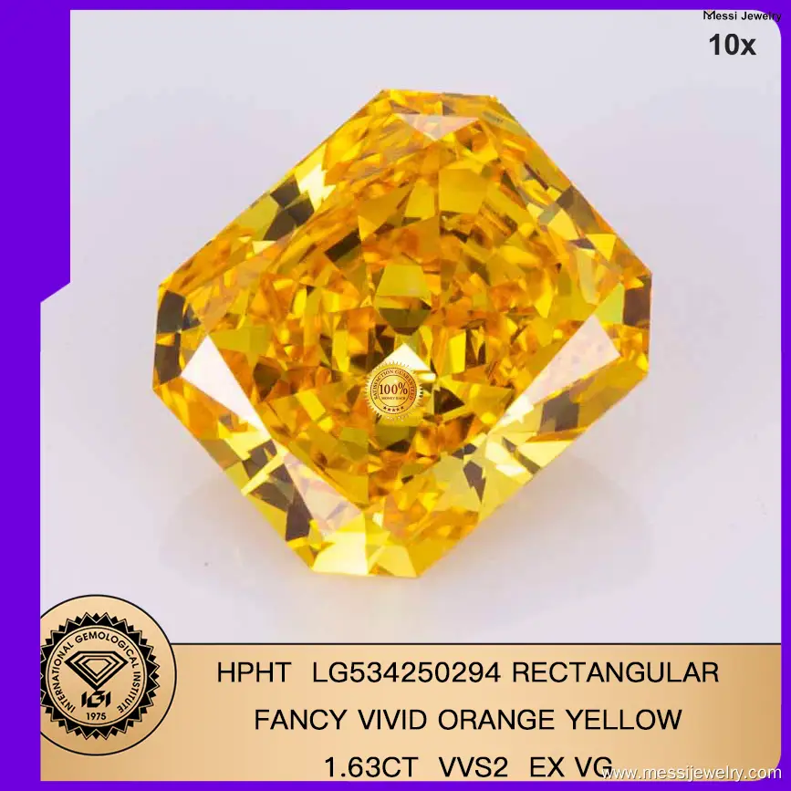 Messi Jewelry | Good Selling custom cut lab grown diamonds suppliers 1