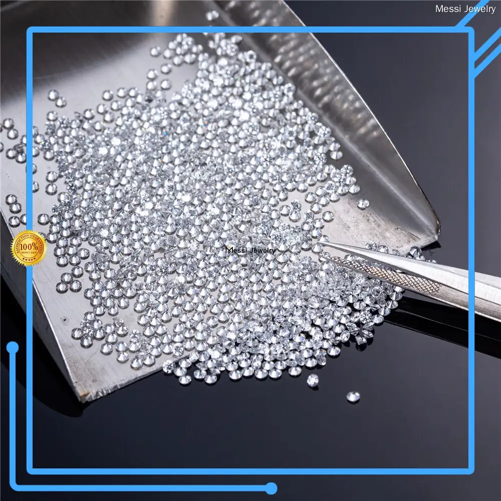 Custom lab grown diamond melee quality assurance Manufacturer | Messi Jewelry 1