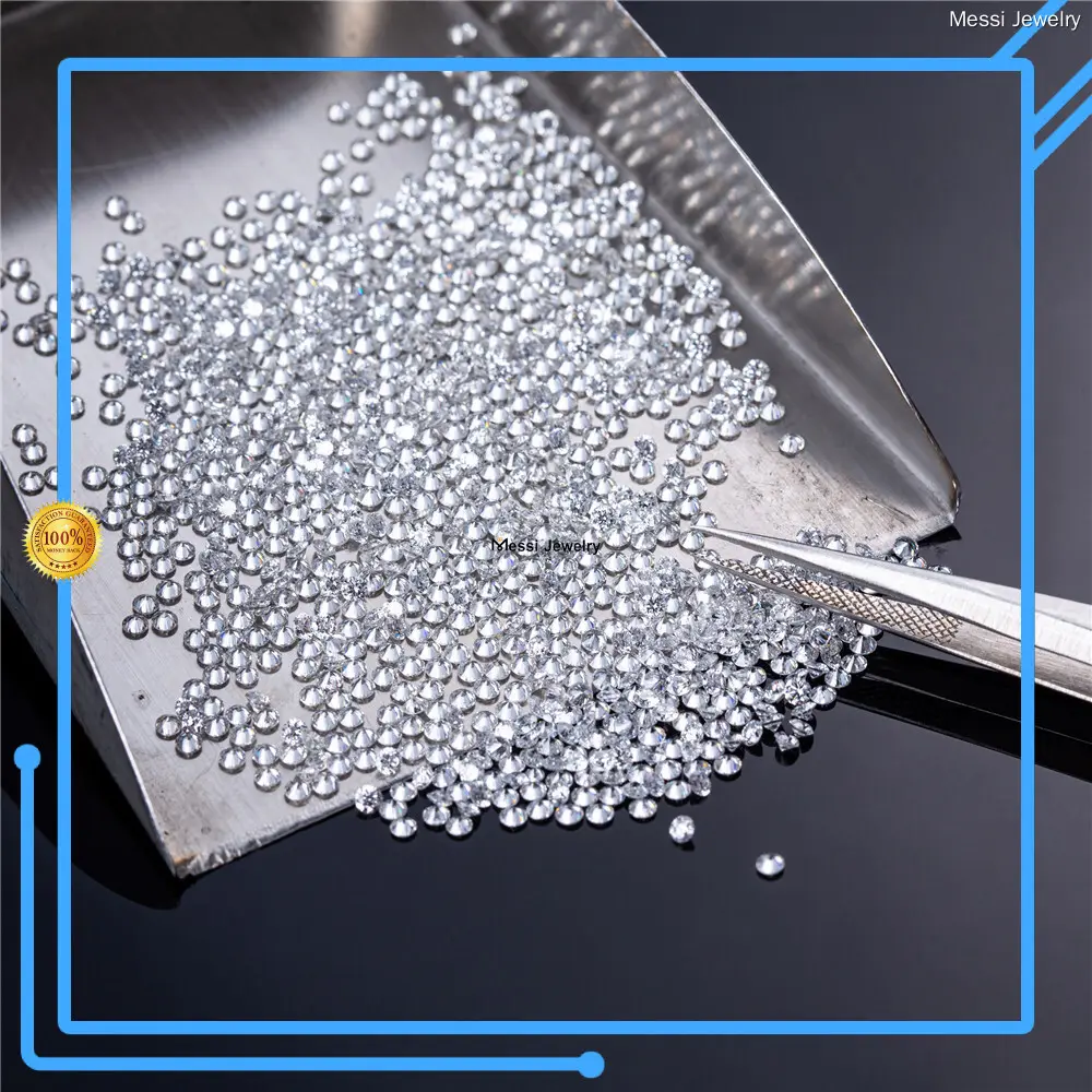 Custom lab grown diamond melee quality assurance Manufacturer | Messi Jewelry 1