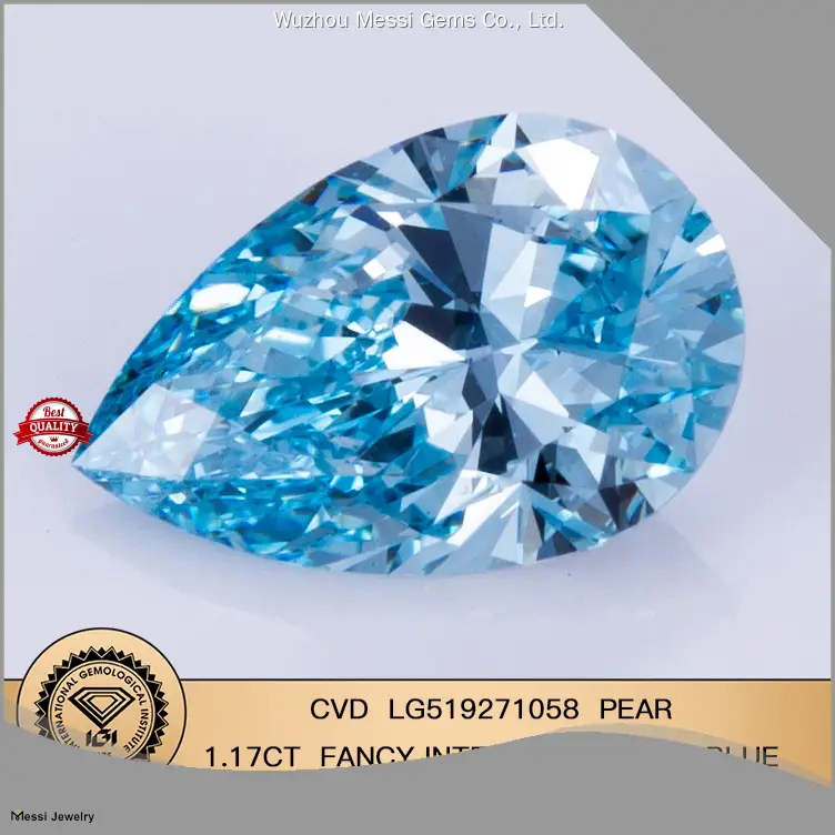 Reliable lab grown pear diamond manufacturers | Messi Jewelry 1