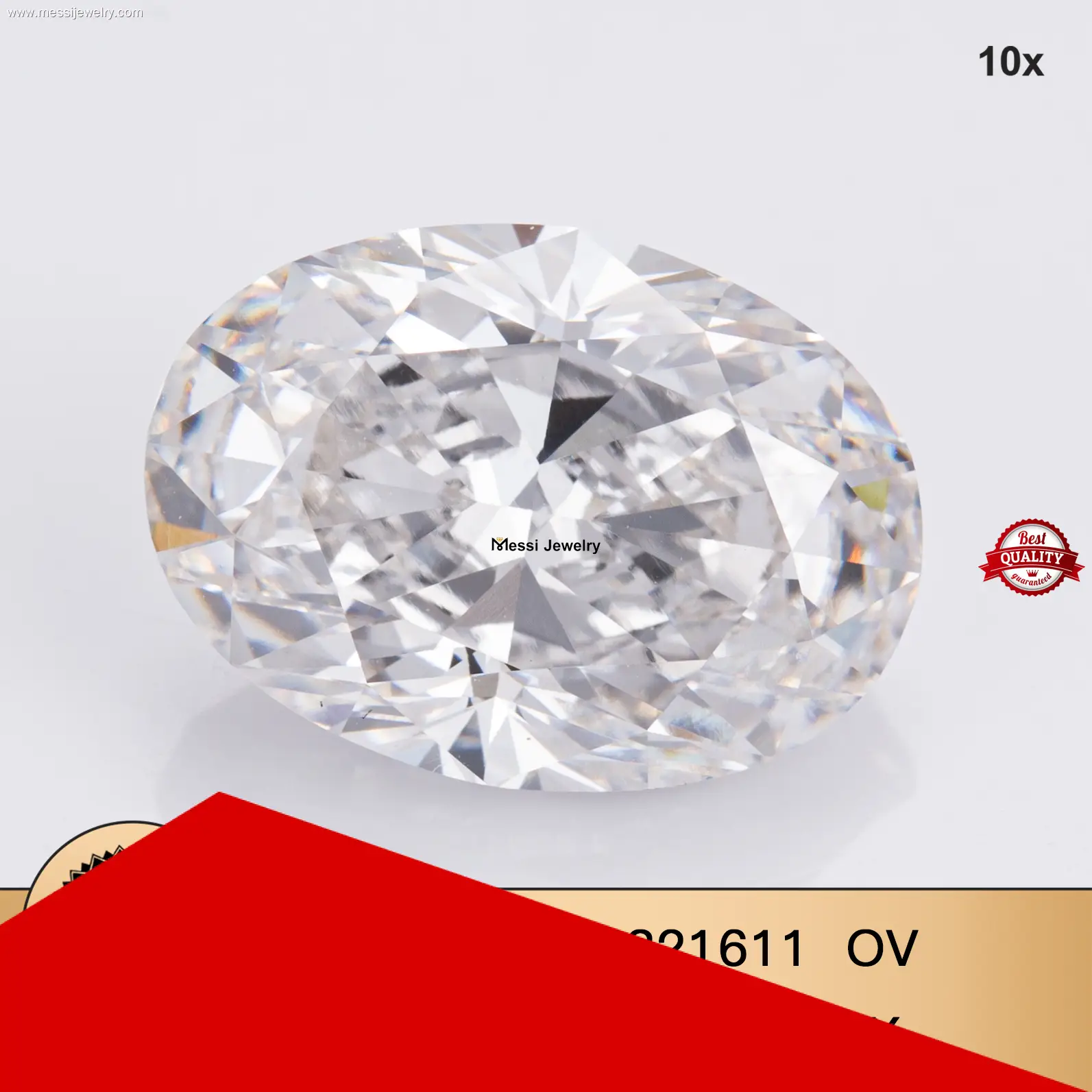 1.5 carat lab grown diamond oval at Wholesale Prices | Messi Jewelry 1