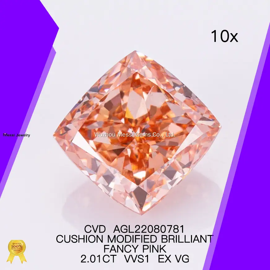 Custom lab grown cushion cut diamond highly rated Manufacturer | Messi Jewelry 1