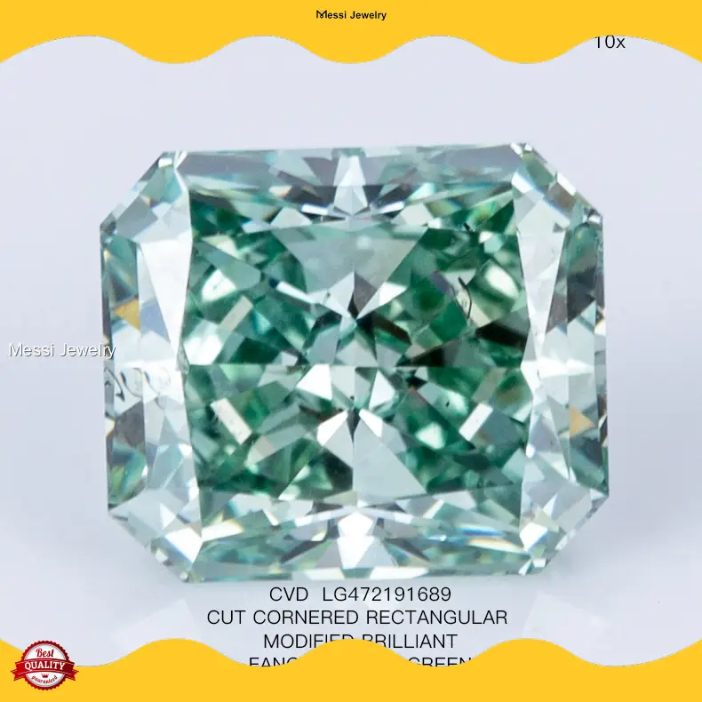 lab created green diamond at Wholesale Prices | Messi Jewelry 1