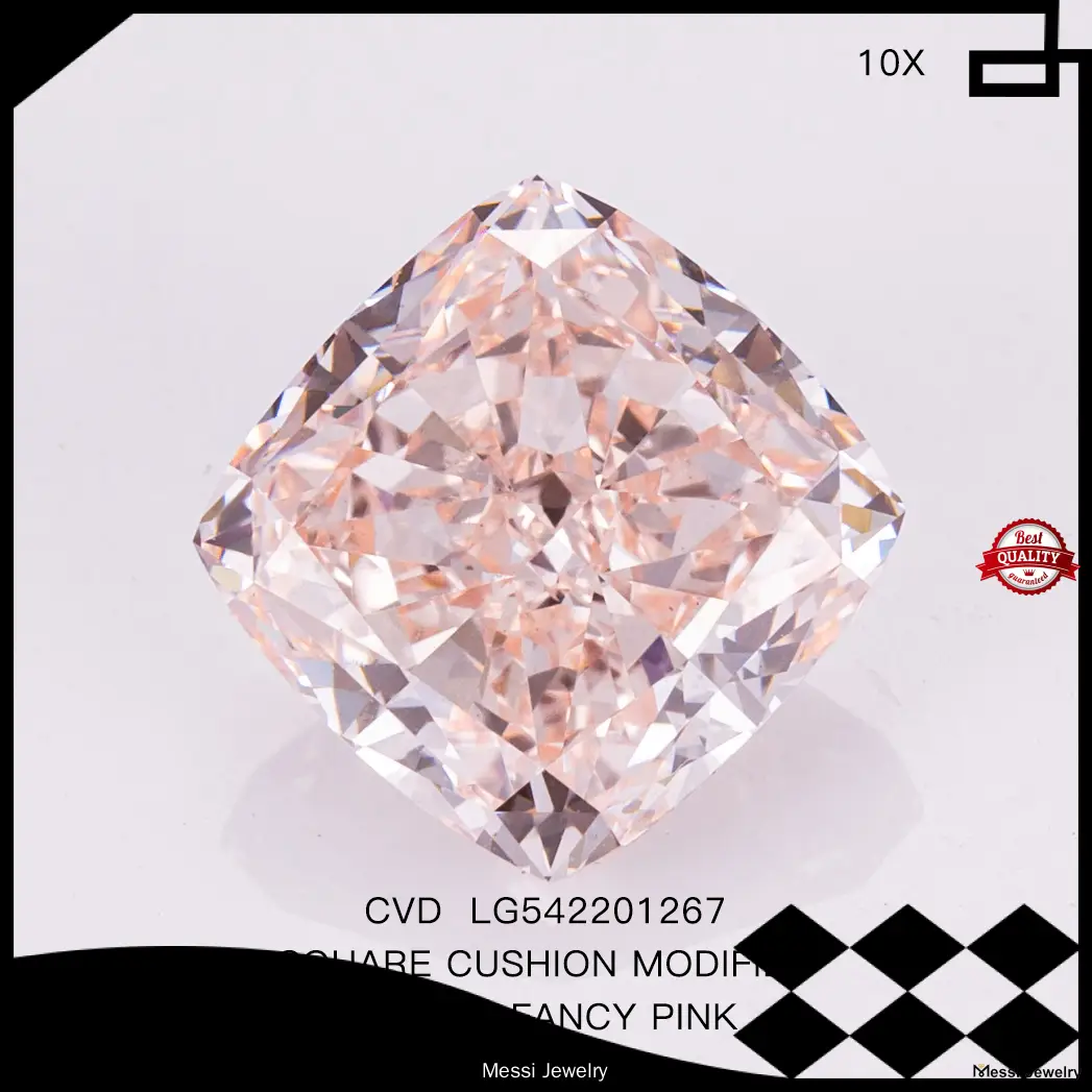 Custom cushion lab diamond manufacturing Manufacturer | Messi Jewelry 1