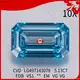 Messi Jewelry | newly lab created diamond emerald cut high safety 1