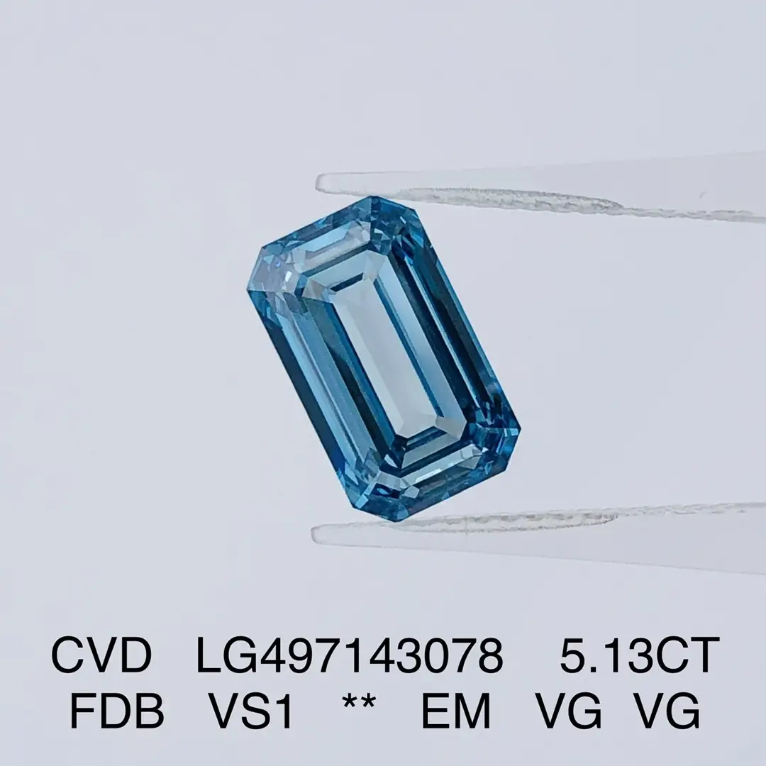 Messi Jewelry | newly lab created diamond emerald cut high safety 2