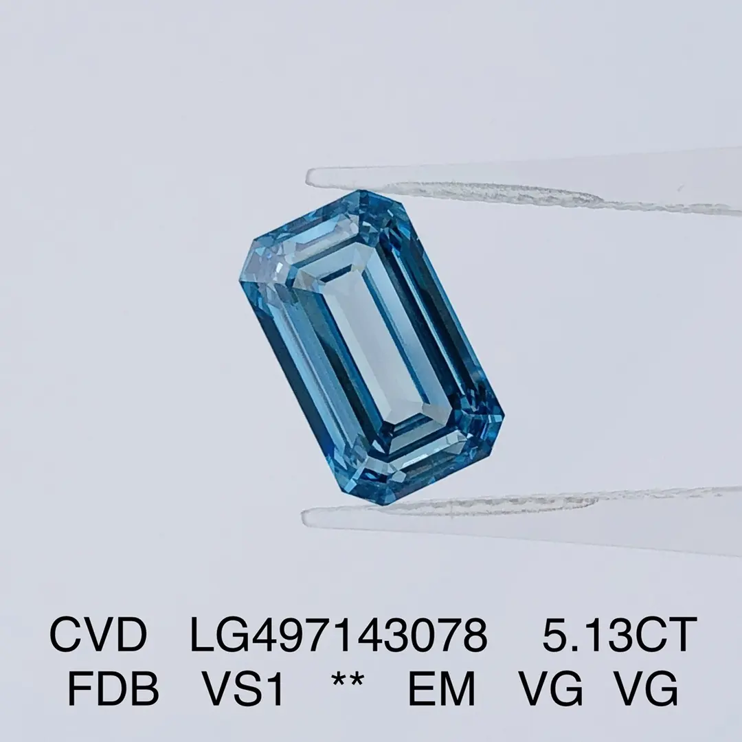 Messi Jewelry | newly lab created diamond emerald cut high safety 2