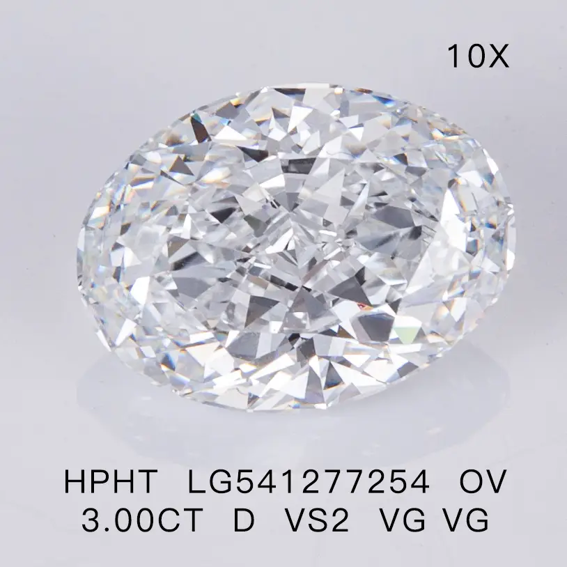Custom oval man made diamond engagement ring directly sale Manufacturer | Messi Jewelry 2