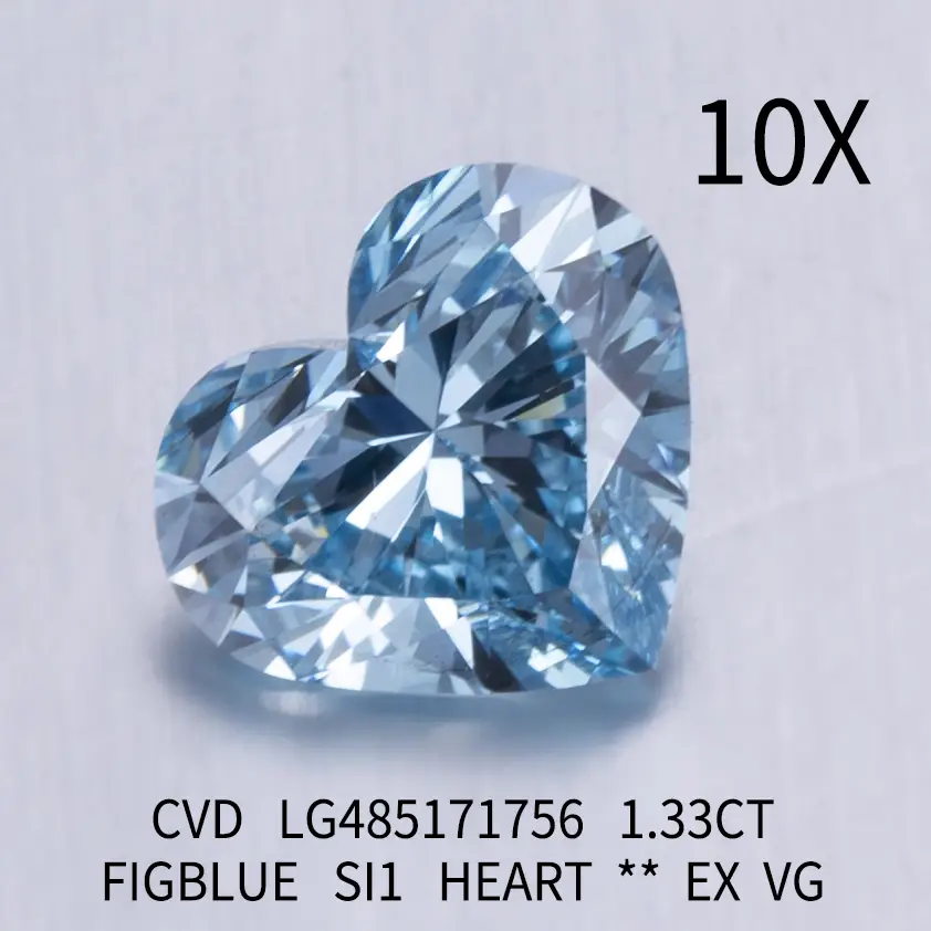 Low-cost lab grown heart diamond factory direct supply | Messi Jewelry 2