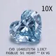 Low-cost lab grown heart diamond factory direct supply | Messi Jewelry 2
