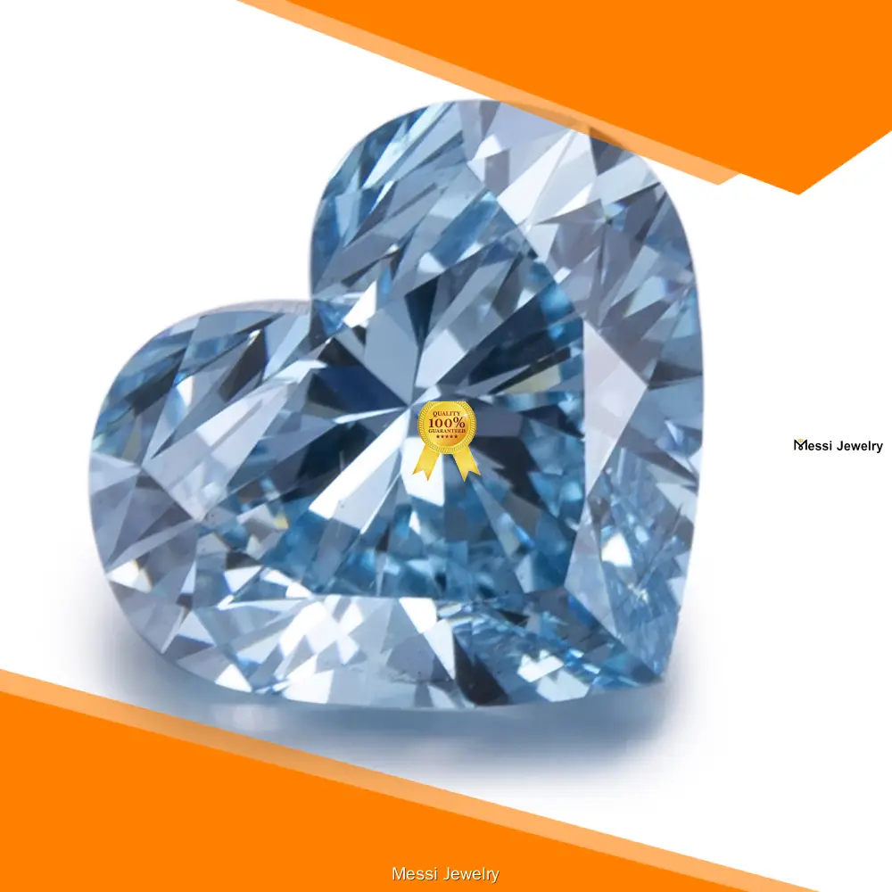 Low-cost lab grown heart diamond factory direct supply | Messi Jewelry 1
