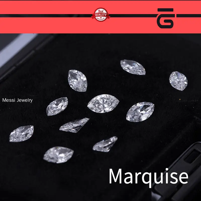 sturdy lab grown marquise diamond with custom services | Messi Jewelry 1