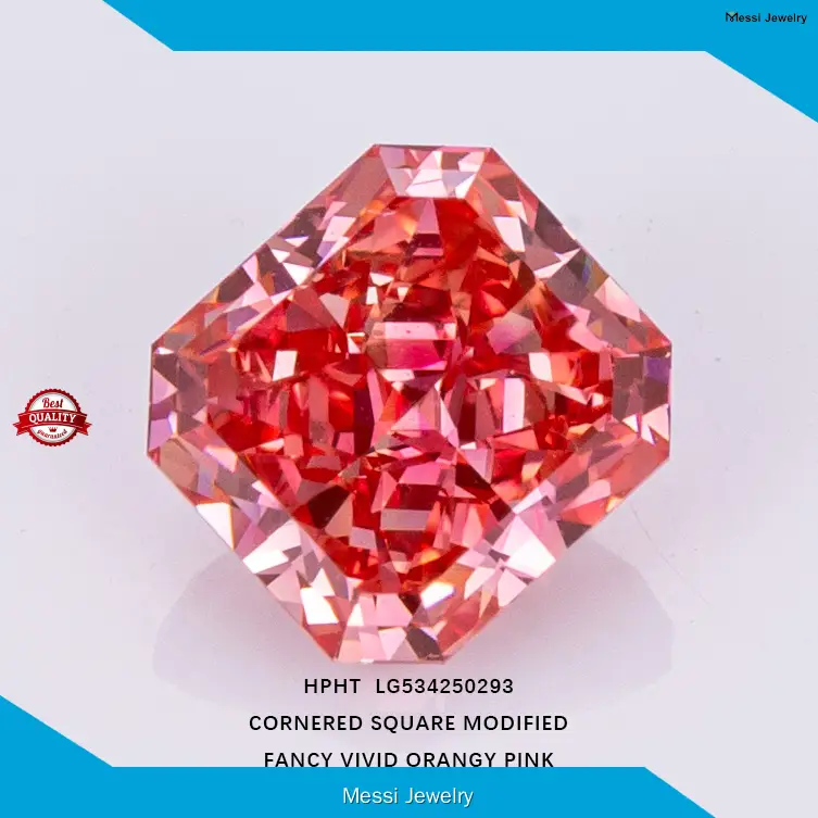 bulk production pink lab diamond series | Messi Jewelry 1