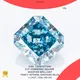 Reliable lab created blue diamond ring supply | Messi Jewelry 1