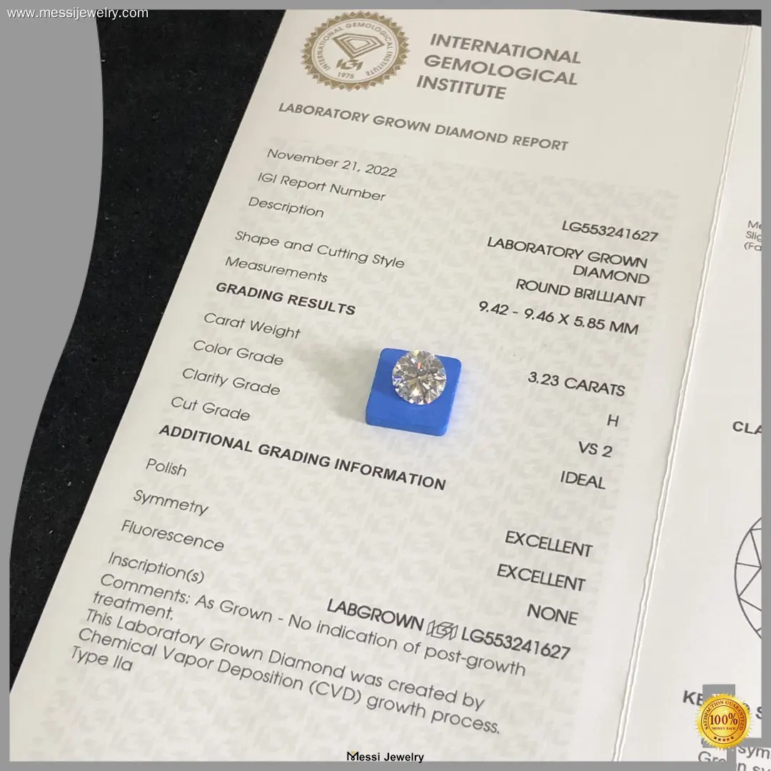 Jóias Messi | Produção em massa de 0,9 diamante de laboratório de quilates 1
