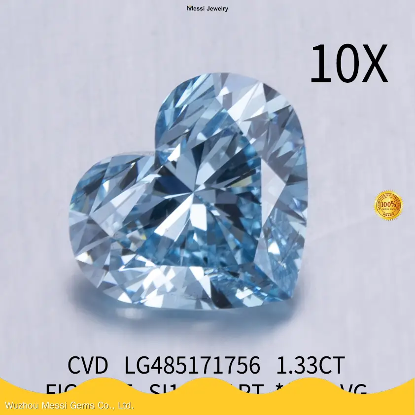 Messi Jewelry | Durable lab grown heart shaped diamond supply 1